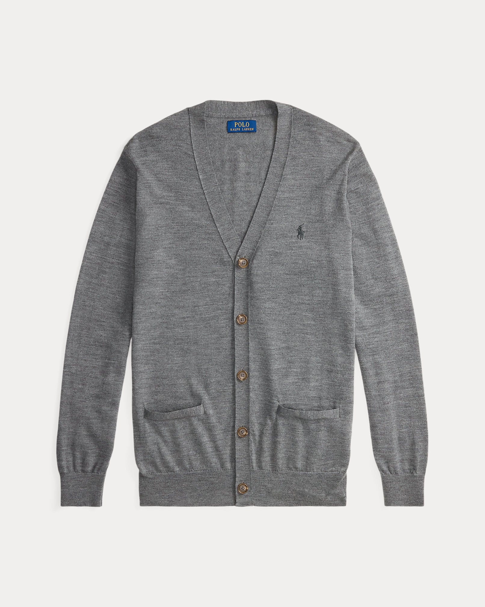 Ralph Lauren Slim Fit Washable Wool VNeck Cardigan