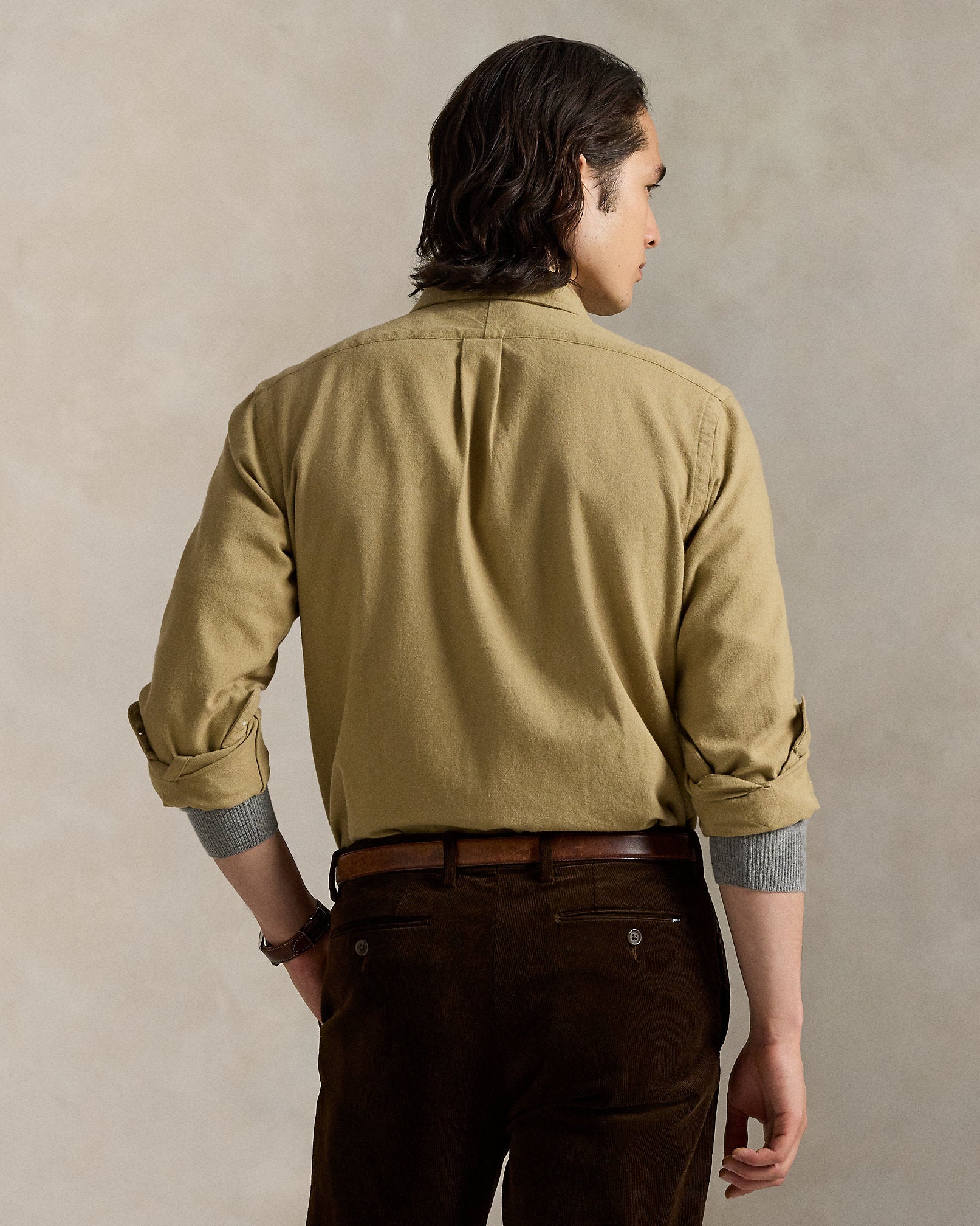 Ralph Lauren Classic Fit Brushed Flannel Shirt