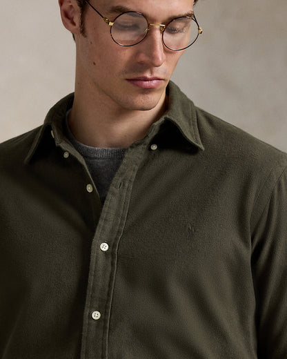 Ralph Lauren Classic Fit Brushed Flannel Shirt