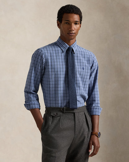 Ralph Lauren Classic Fit Plaid Brushed Oxford Shirt