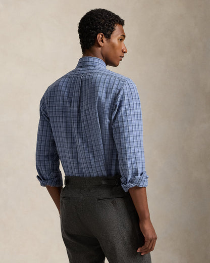 Ralph Lauren Classic Fit Plaid Brushed Oxford Shirt