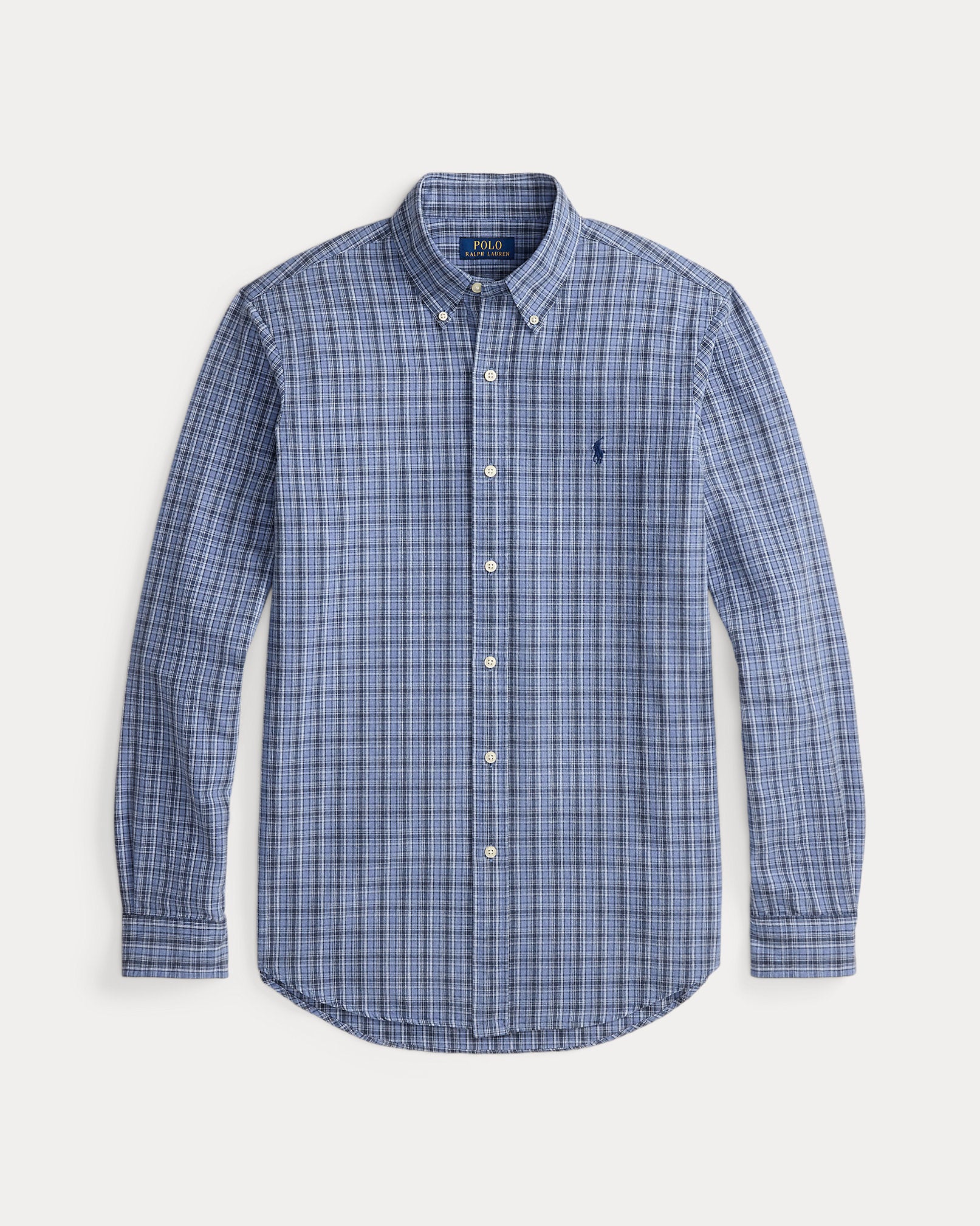 Ralph Lauren Classic Fit Plaid Brushed Oxford Shirt