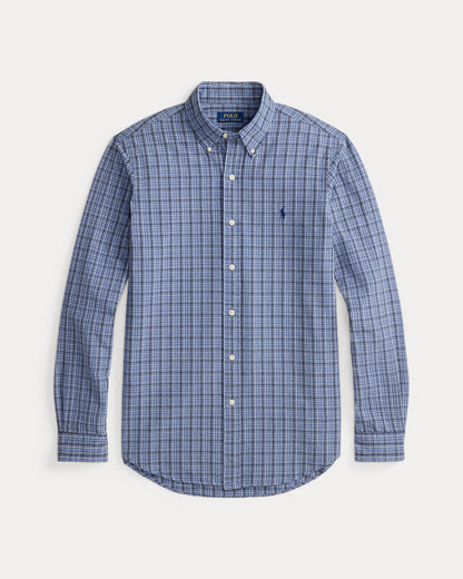 Ralph Lauren Classic Fit Plaid Brushed Oxford Shirt