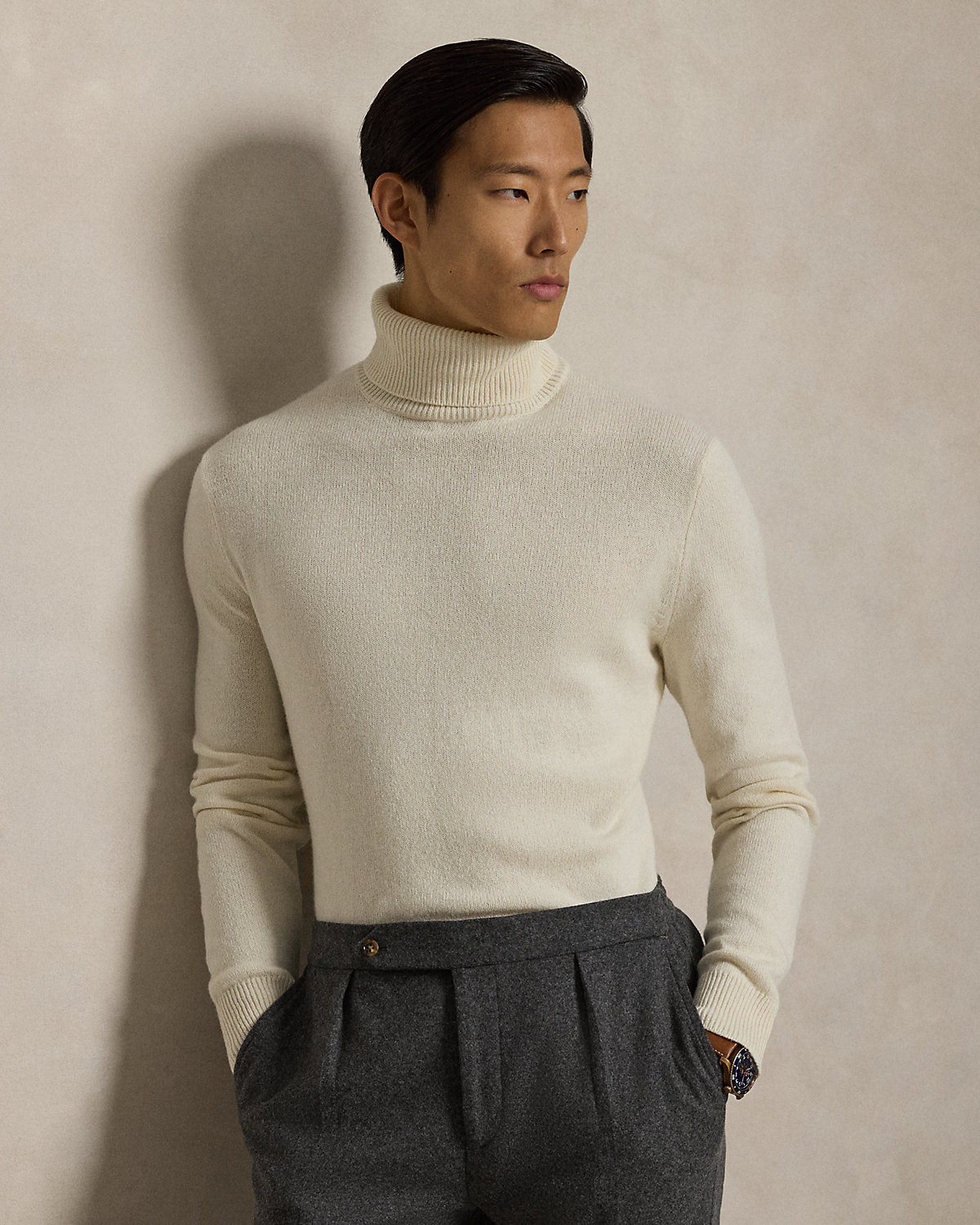 Ralph Lauren WoolCotton Turtleneck Sweater