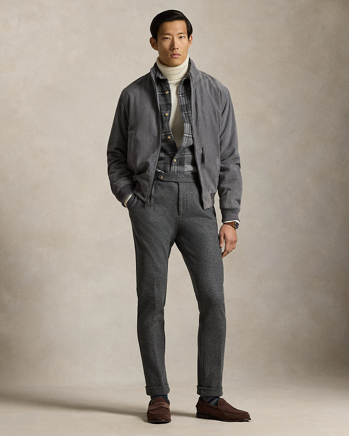 Ralph Lauren WoolCotton Turtleneck Sweater