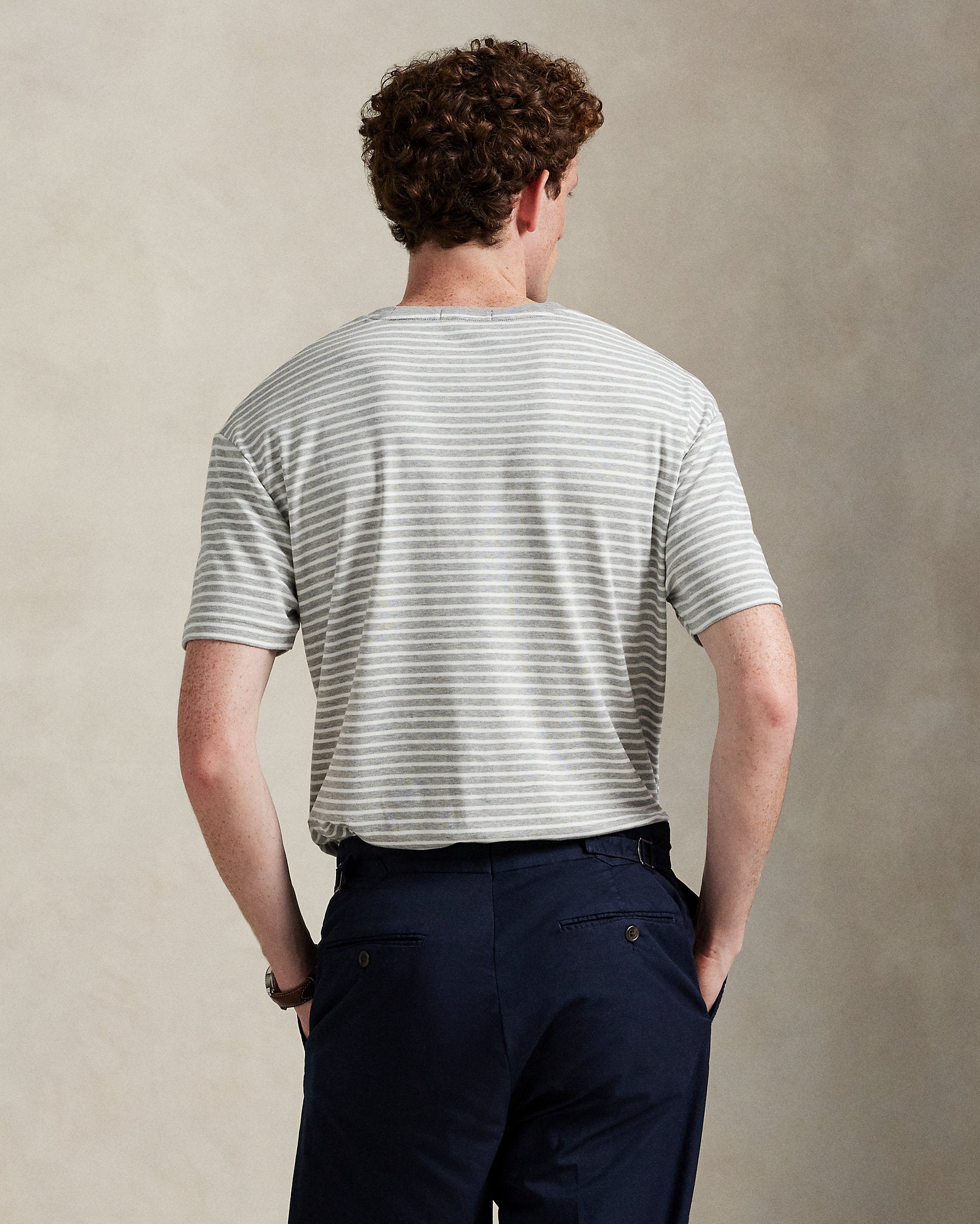 Ralph Lauren Classic Fit Striped Soft Cotton TShirt