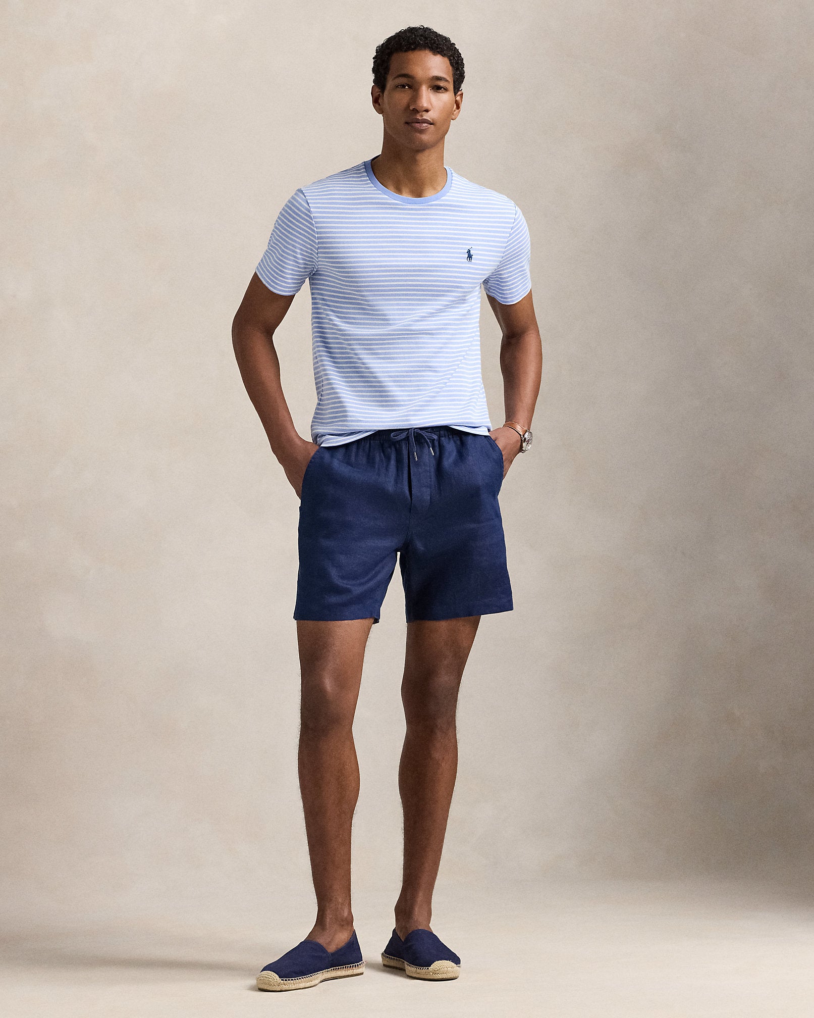 Ralph Lauren Classic Fit Striped Soft Cotton TShirt