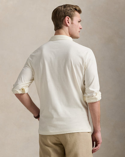 Ralph Lauren Classic Fit Sueded Jersey Polo Shirt