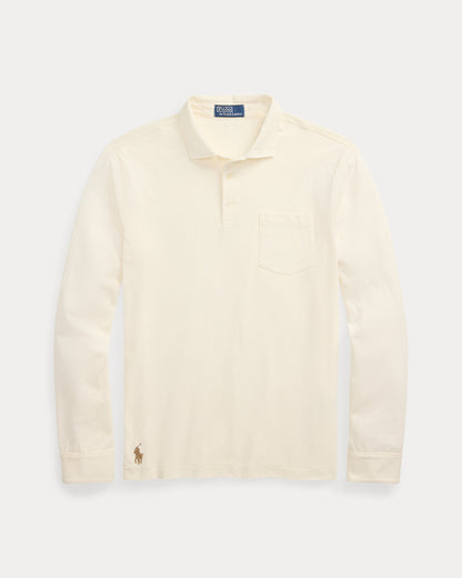 Ralph Lauren Classic Fit Sueded Jersey Polo Shirt