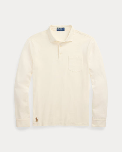 Ralph Lauren Classic Fit Sueded Jersey Polo Shirt