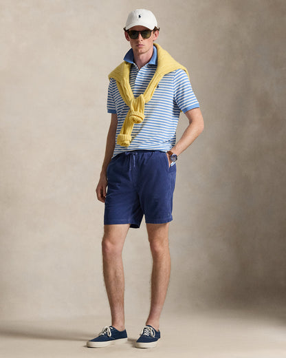 Ralph Lauren Classic Fit Striped Mesh Polo Shirt