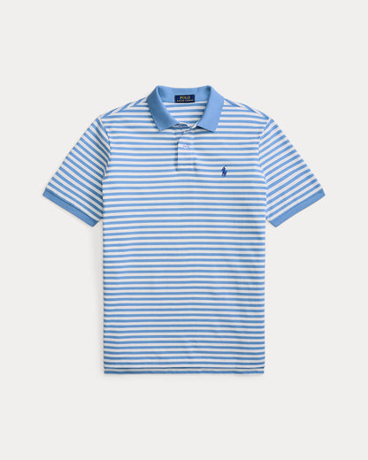 Ralph Lauren Classic Fit Striped Mesh Polo Shirt