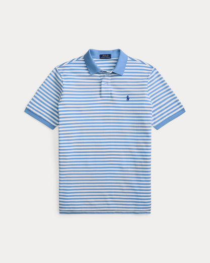 Ralph Lauren Classic Fit Striped Mesh Polo Shirt