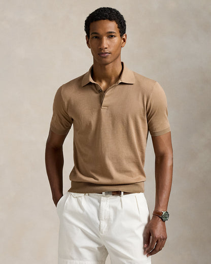 Ralph Lauren Cotton PoloCollar Sweater