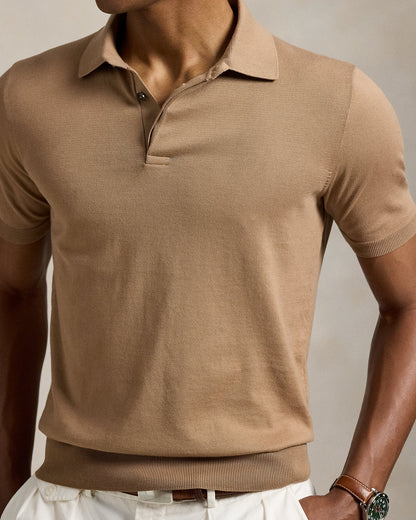 Ralph Lauren Cotton PoloCollar Sweater