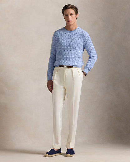 Ralph Lauren CableKnit Cotton Crewneck Sweater