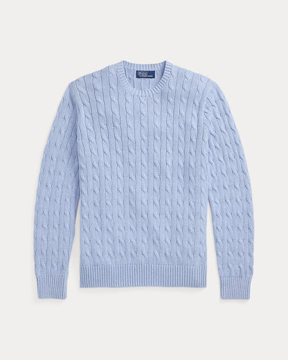 Ralph Lauren CableKnit Cotton Crewneck Sweater