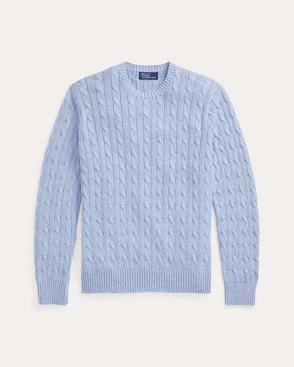 Ralph Lauren CableKnit Cotton Crewneck Sweater