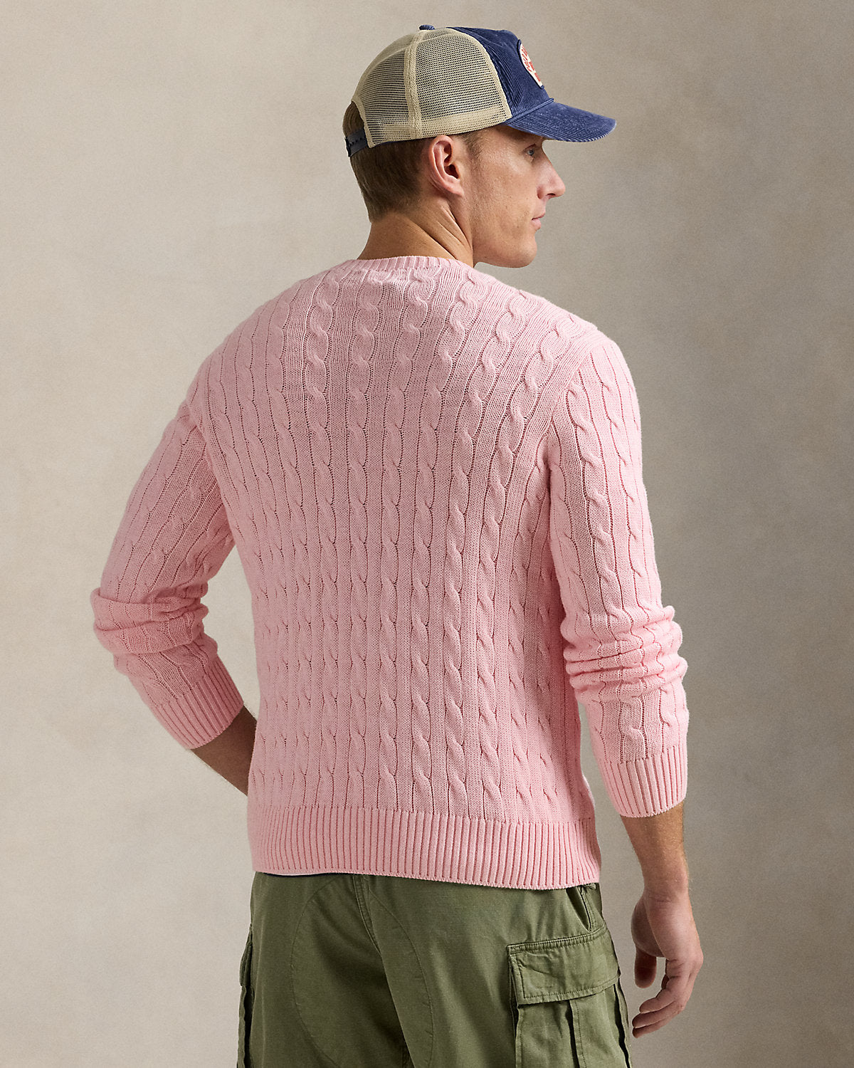 Ralph Lauren CableKnit Cotton Crewneck Sweater