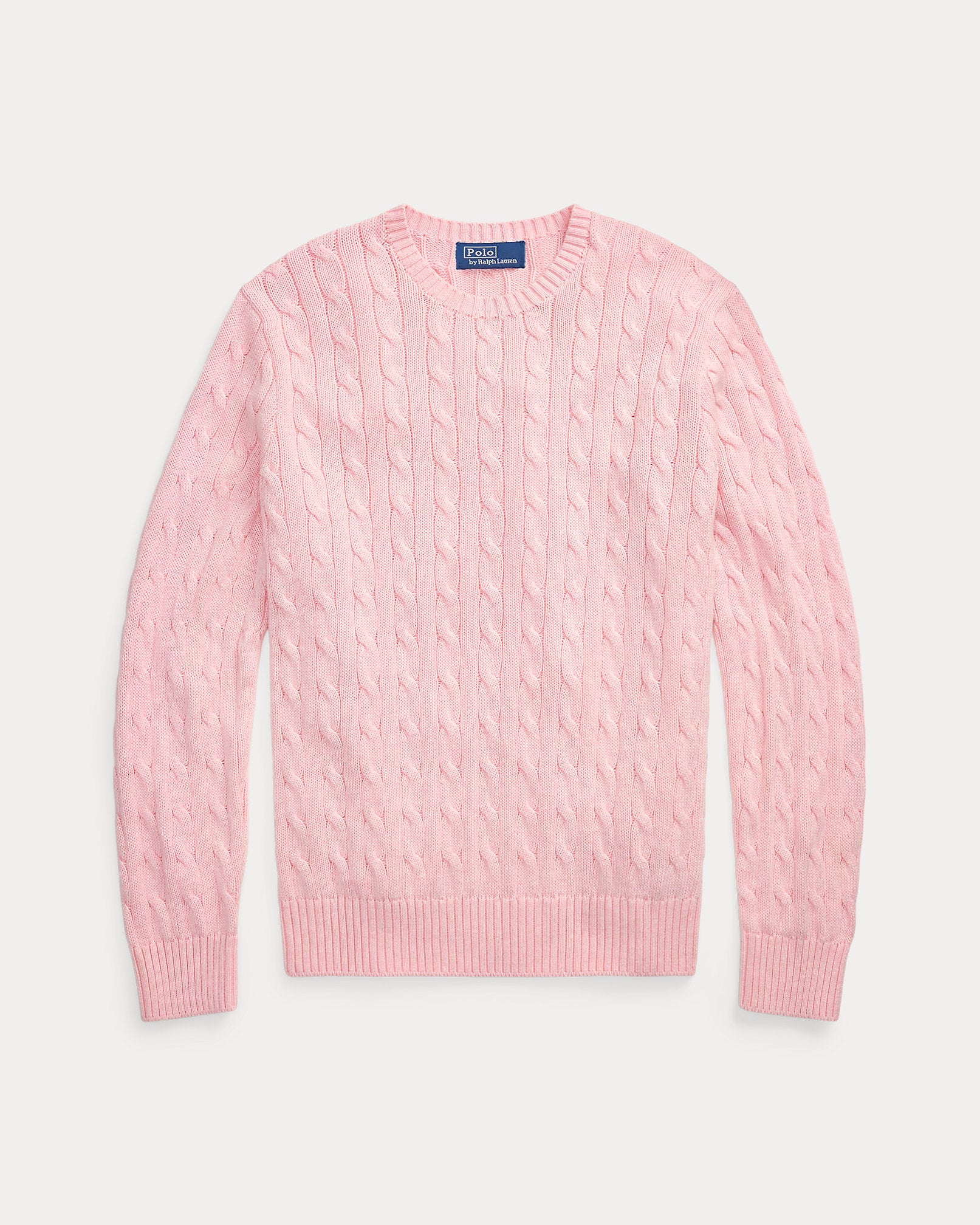 Ralph Lauren CableKnit Cotton Crewneck Sweater