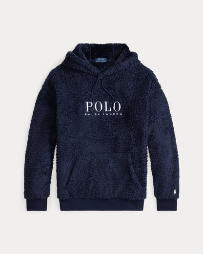 Ralph Lauren Logo Pile Fleece Hoodie