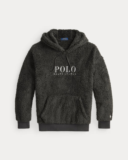 Ralph Lauren Logo Pile Fleece Hoodie