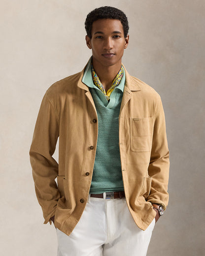 Ralph Lauren Suede Utility Jacket