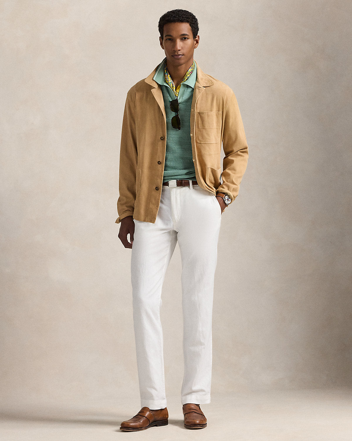 Ralph Lauren Suede Utility Jacket