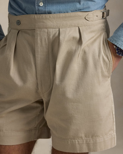 Ralph Lauren 7Inch Relaxed Fit Pleated Twill Short