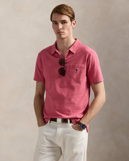 Ralph Lauren Standard Fit CottonLinen Polo Shirt