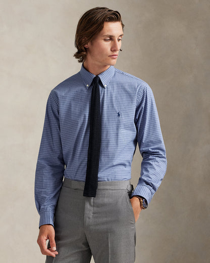 Ralph Lauren Classic Fit Checked Stretch Poplin Shirt
