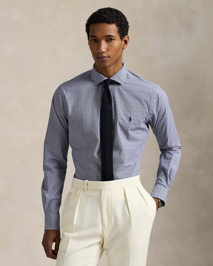 Ralph Lauren Classic Fit Plaid Stretch Poplin Shirt