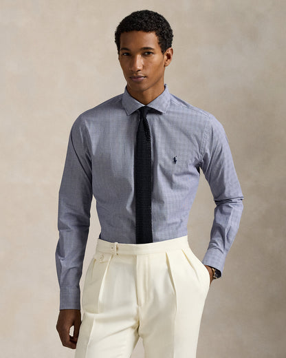 Ralph Lauren Classic Fit Plaid Stretch Poplin Shirt