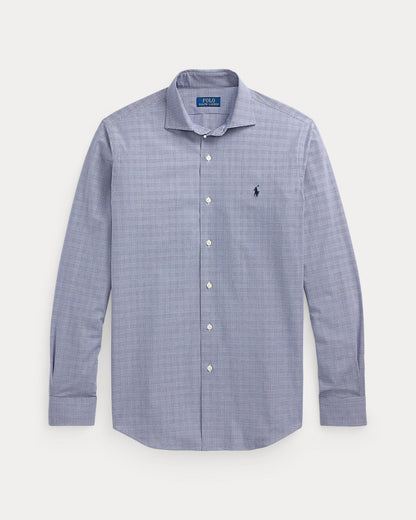 Ralph Lauren Classic Fit Plaid Stretch Poplin Shirt