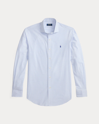 Ralph Lauren Classic Fit Plaid Stretch Poplin Shirt