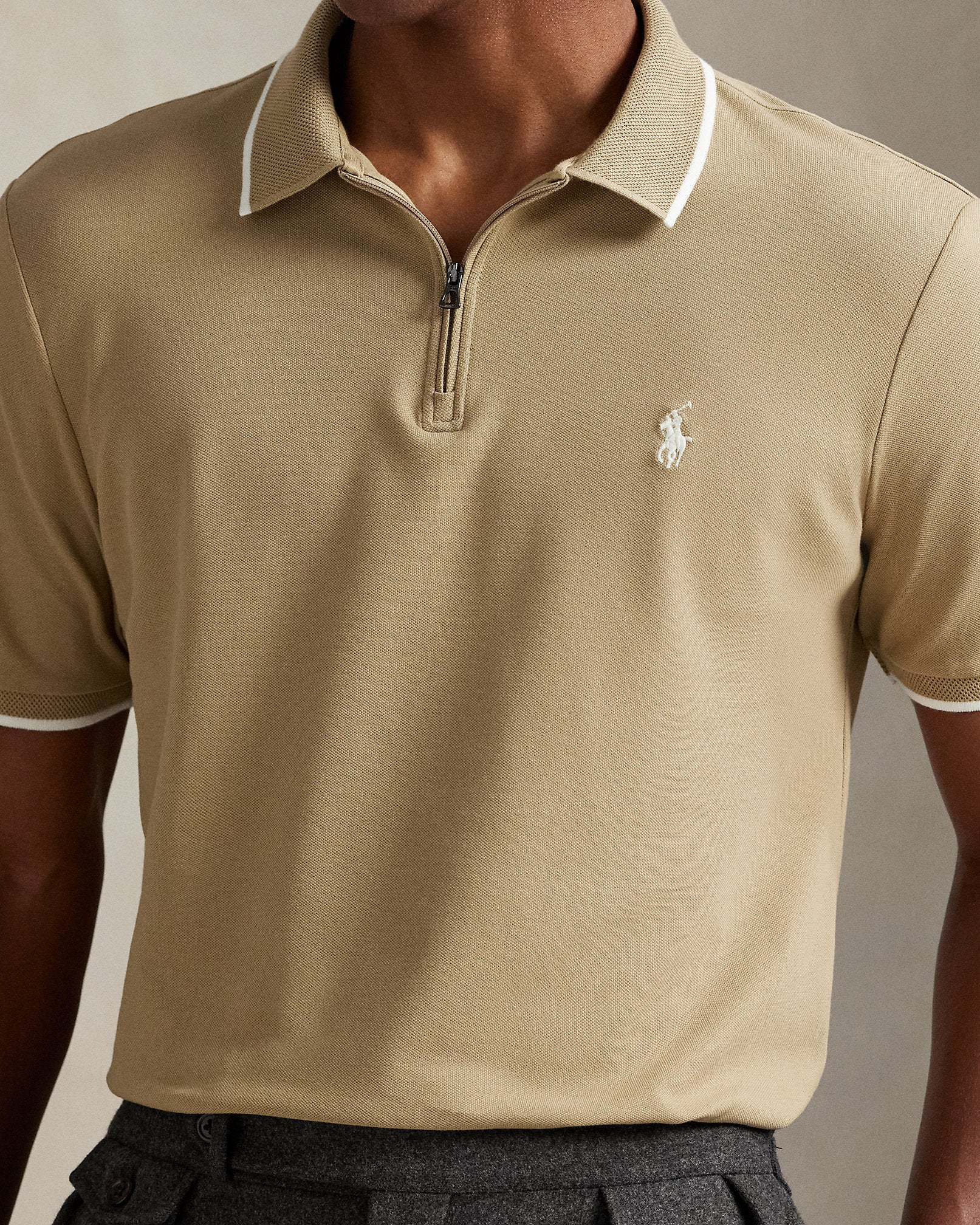 Ralph Lauren Classic Fit Stretch Mesh Polo Shirt