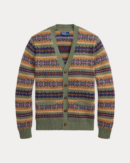 Ralph Lauren Fair Isle CottonBlend Cardigan