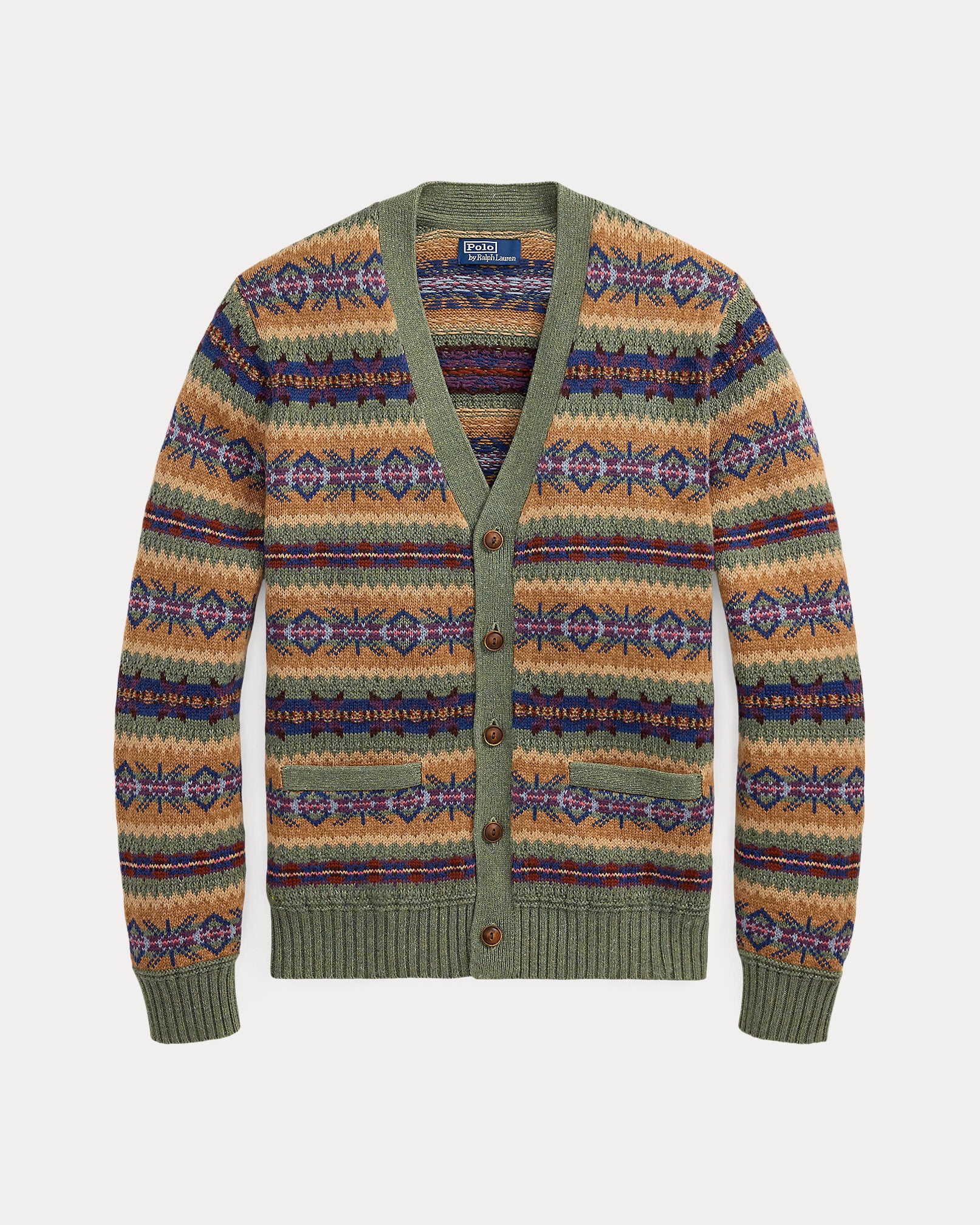 Ralph Lauren Fair Isle CottonBlend Cardigan