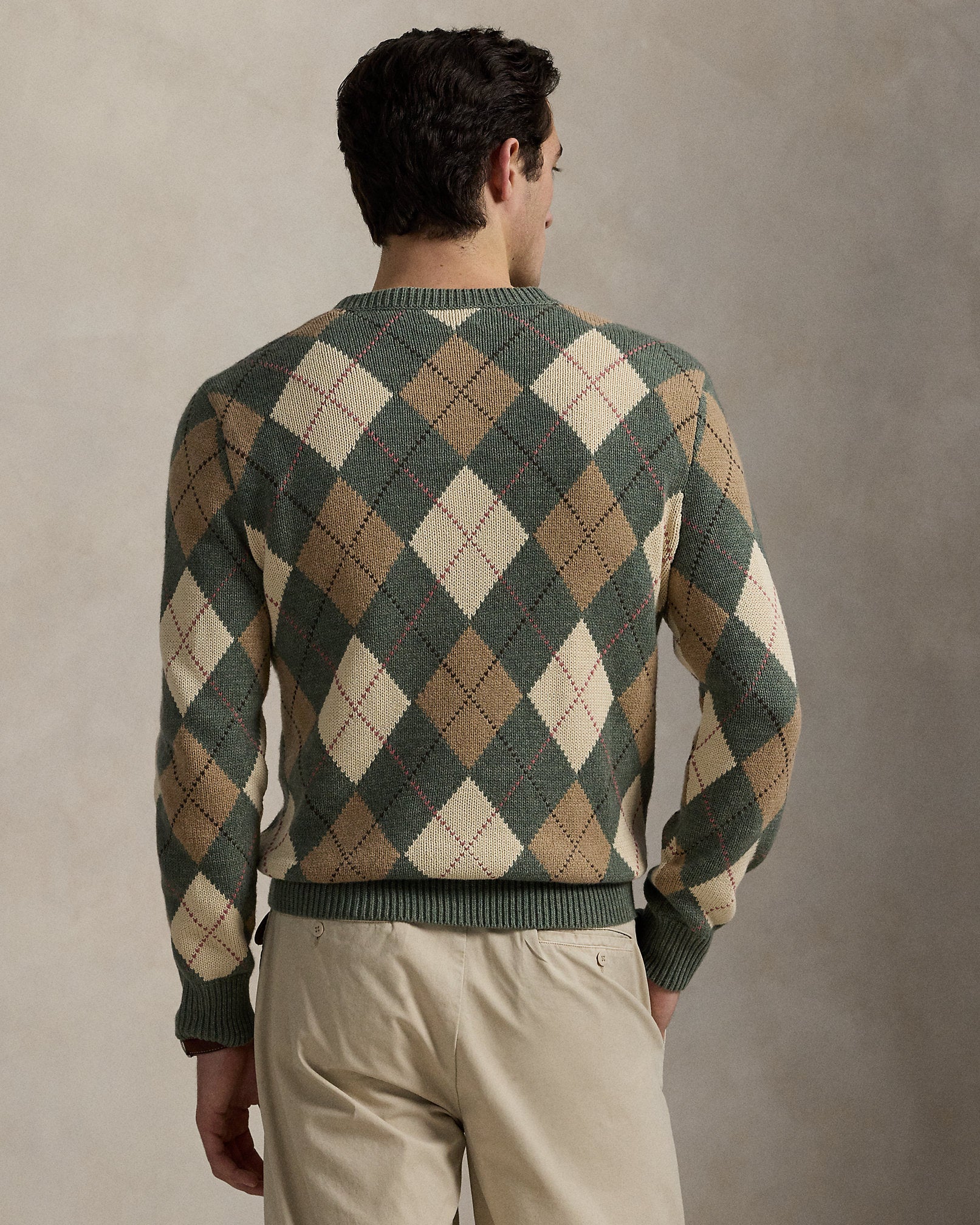 Ralph Lauren Argyle CottonWool Sweater