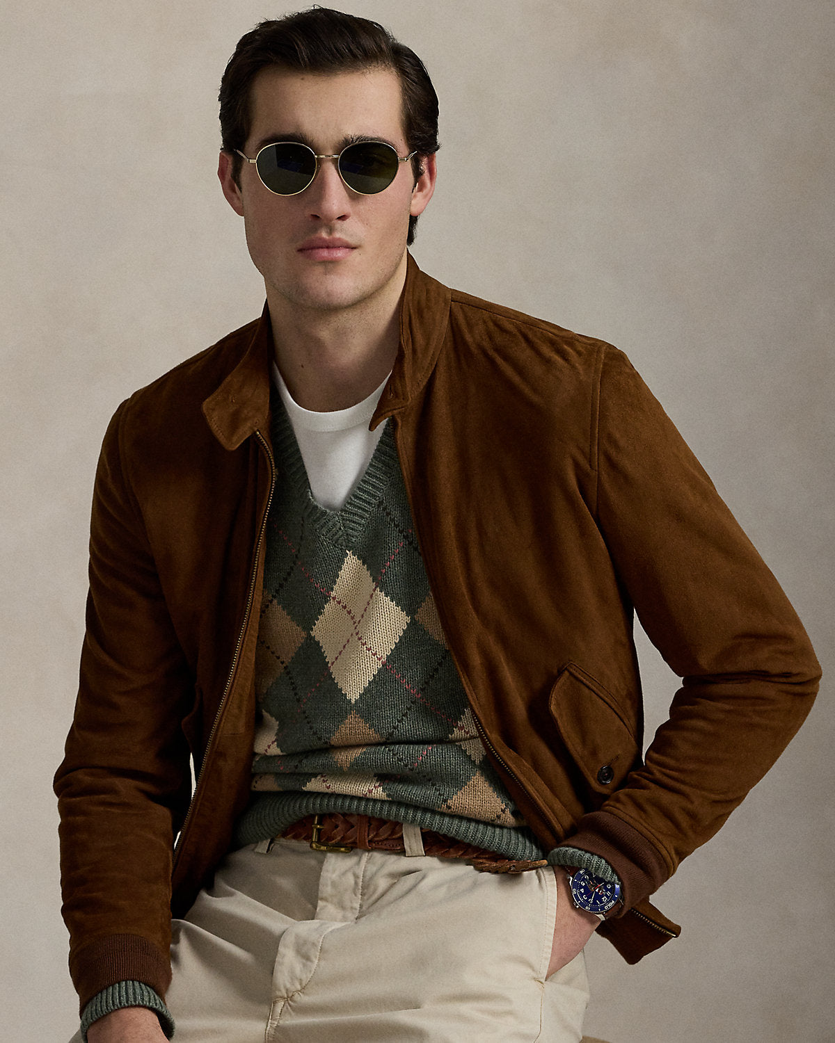 Ralph Lauren Argyle CottonWool Sweater