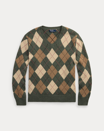 Ralph Lauren Argyle CottonWool Sweater