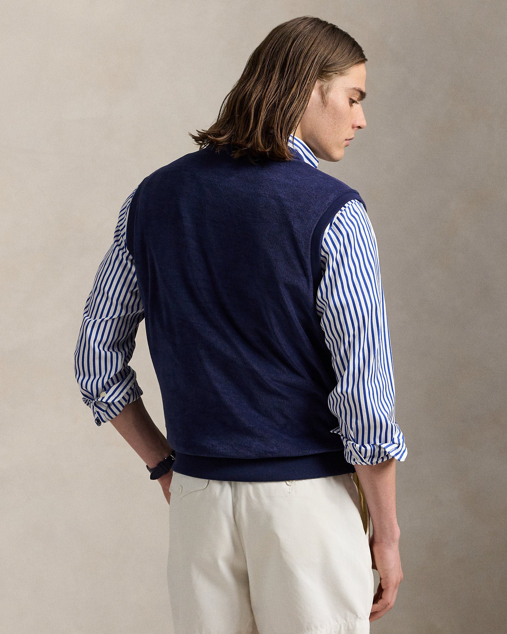 Ralph Lauren Embroidered Terry Vest