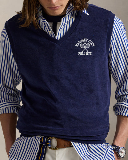 Ralph Lauren Embroidered Terry Vest