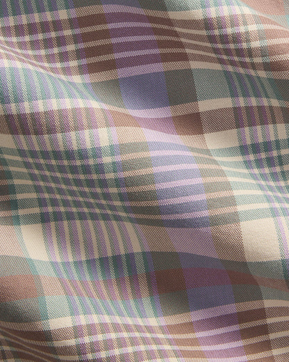 Ralph Lauren Classic Fit Plaid Oxford Camp Shirt