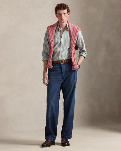 Ralph Lauren Classic Fit Striped Oxford Shirt