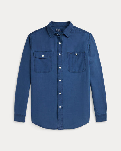Ralph Lauren Classic Fit Indigo Oxford Workshirt