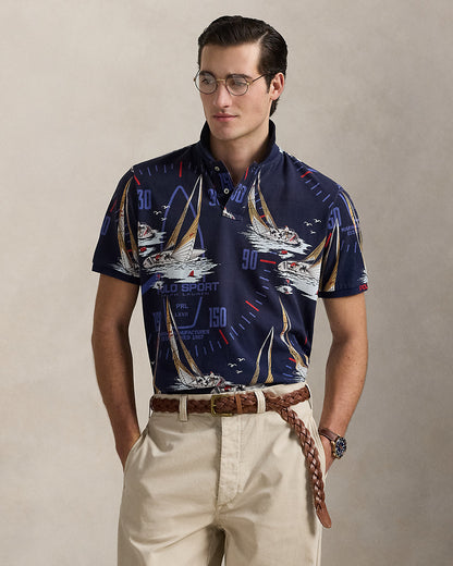 Ralph Lauren Classic Fit Nautical Mesh Polo Shirt