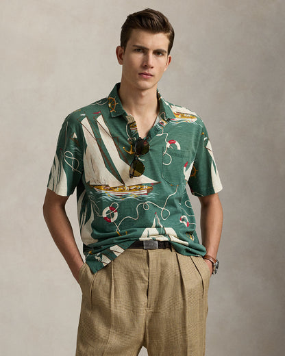 Ralph Lauren Classic Fit Sailboat Jersey Polo Shirt