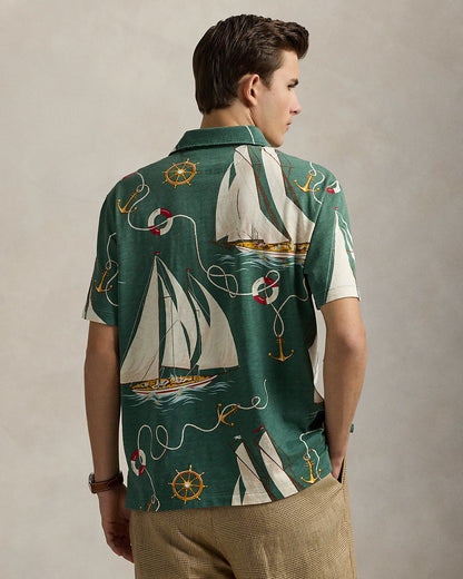 Ralph Lauren Classic Fit Sailboat Jersey Polo Shirt