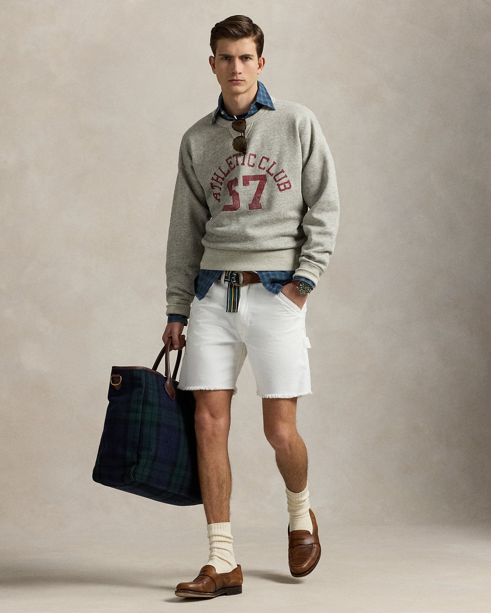 Ralph Lauren Loopback Fleece Graphic Sweatshirt